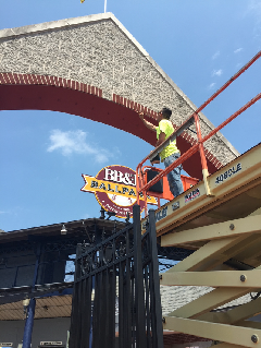 Project BB&T Ballpark Entrance Home of The Crosscutters
